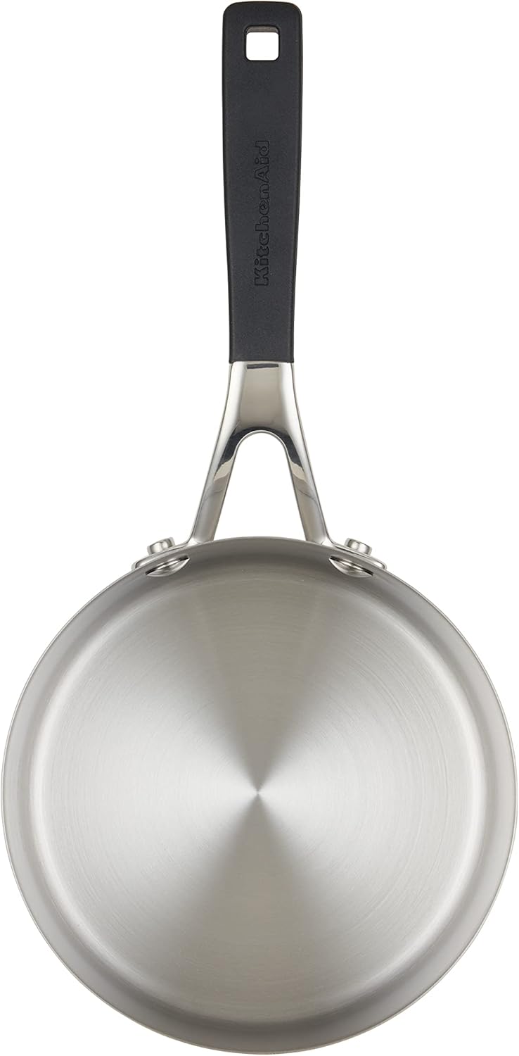 Quick Heat Easy Pour 1-Qt Stainless Saucepan