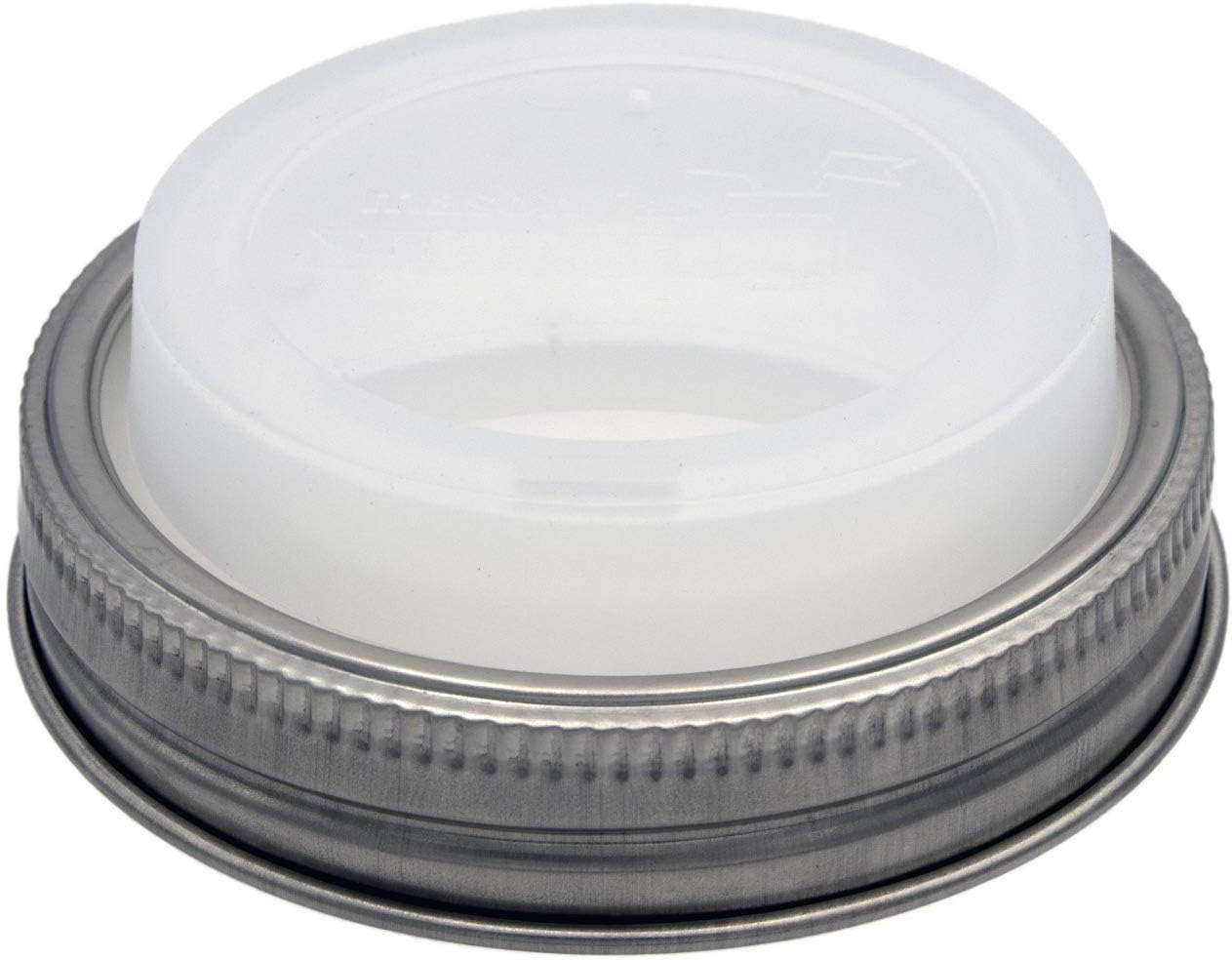 Stylish Silicone Drinking Lids for Wide Mouth Mason Jars
