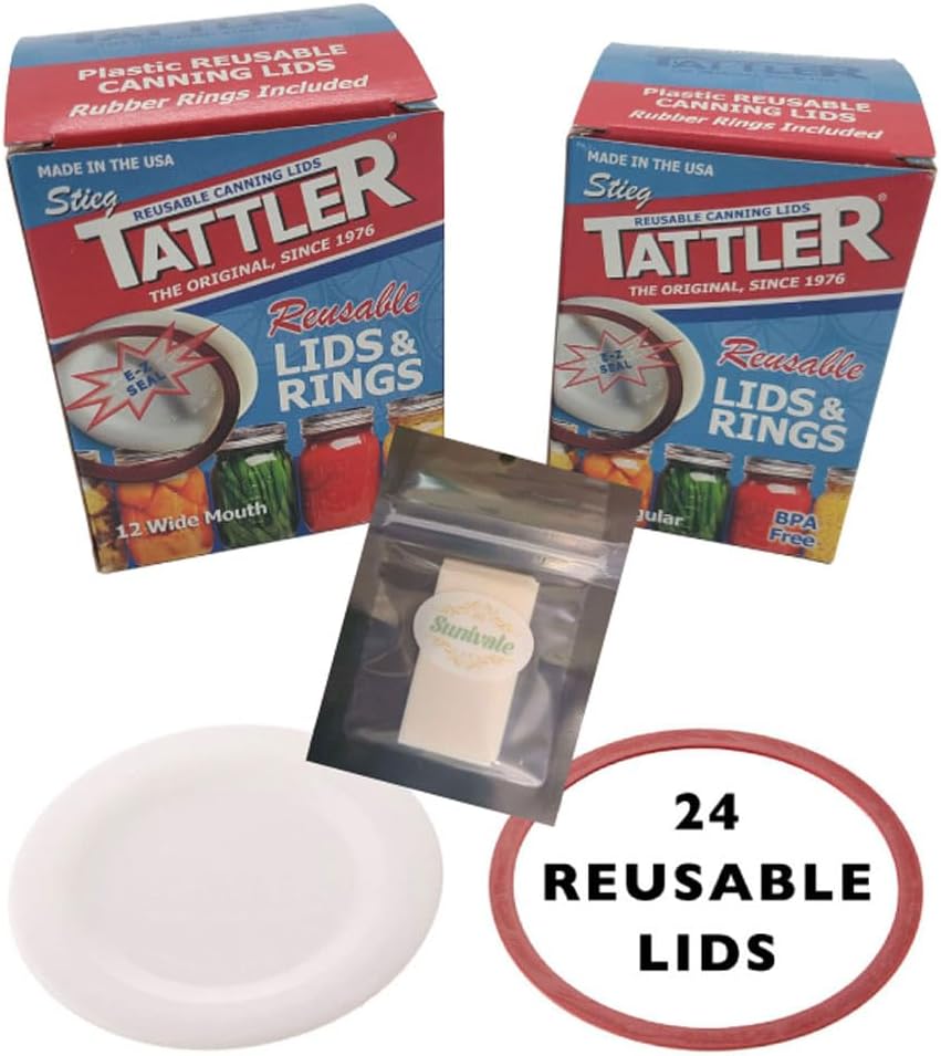 Sturdy Jar lids latitude free made in USA
