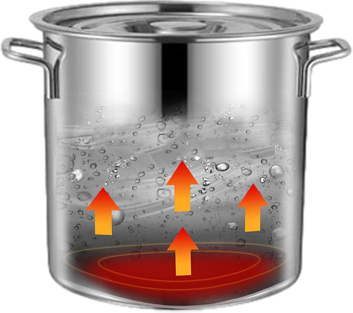 Stainless Steel Soup Pot Large Capacity Stockpot for Family Cooking