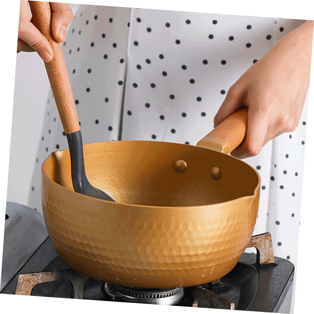 ABOOFAN 18cm Non-Stick Milk Pan for Efficient and Quick Cooking