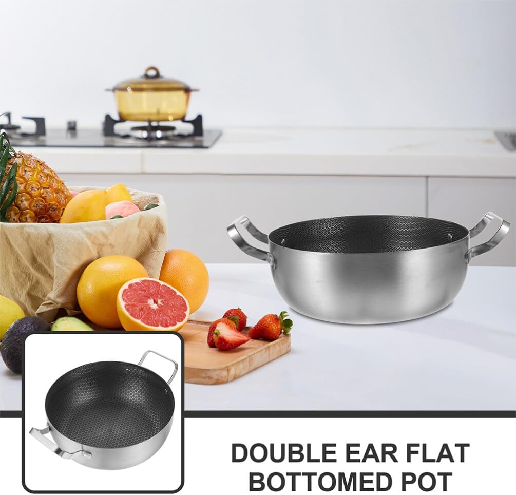 Stainless Steel Stockpot with Honeycomb Design
