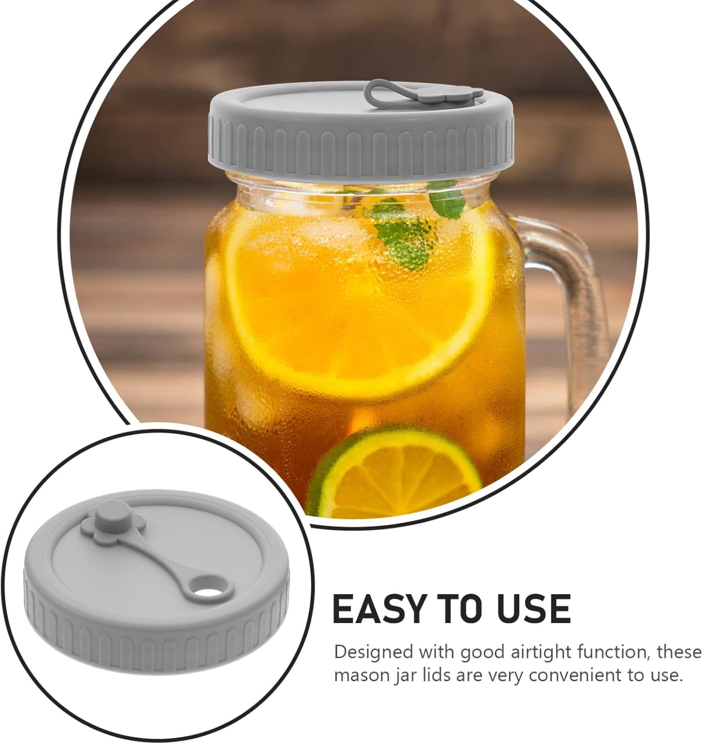 Leak-Proof Mason Jar Lid