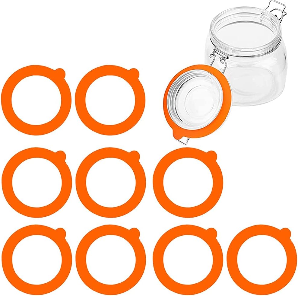 Airtight Silicone Gasket for Mason Jars BPA-Free Leak-Proof Preserving Solution