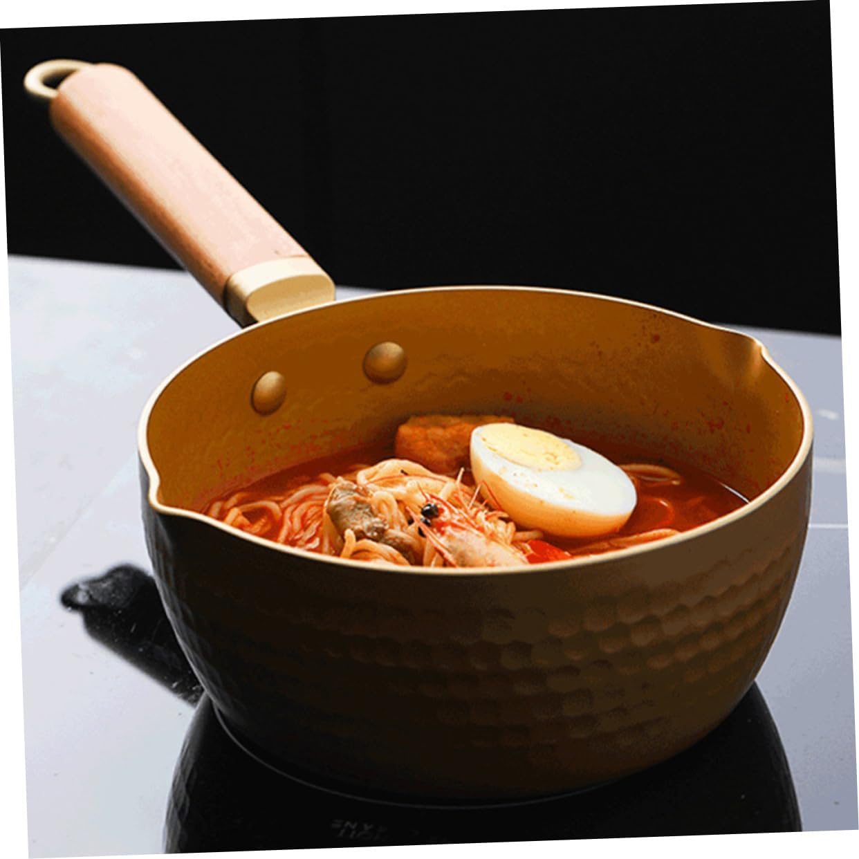 Ergonomic Non-Stick 18cm Milk Pan for Cooking
