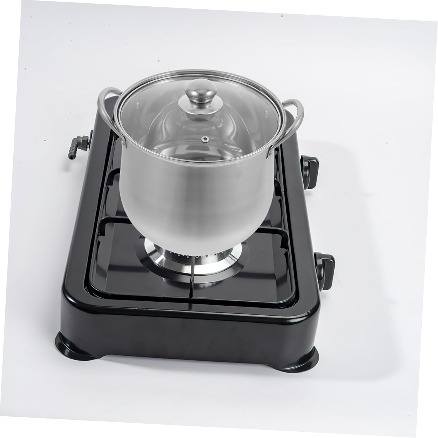 FUNOMOCYA Anti-Overflow Stainless Steel Pot with Lid Safe Durable Kitchen Tool