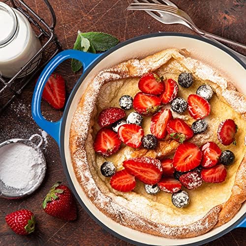 Mierairl 6 qt Enameled Cast Iron Dutch Oven