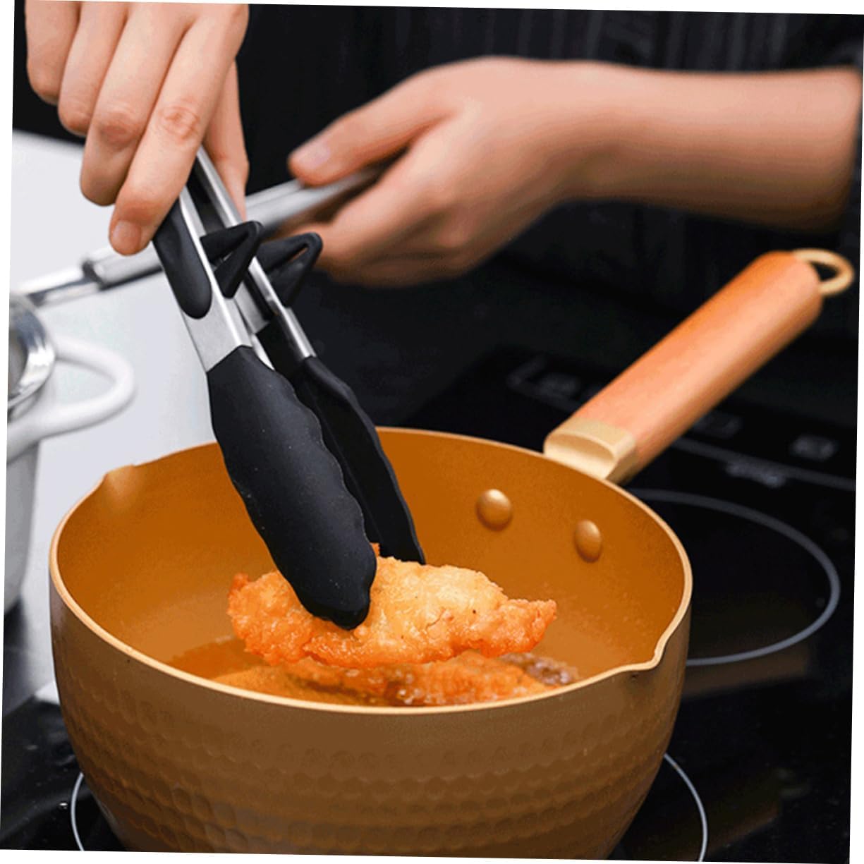 Ergonomic Non-Stick 18cm Milk Pan for Cooking