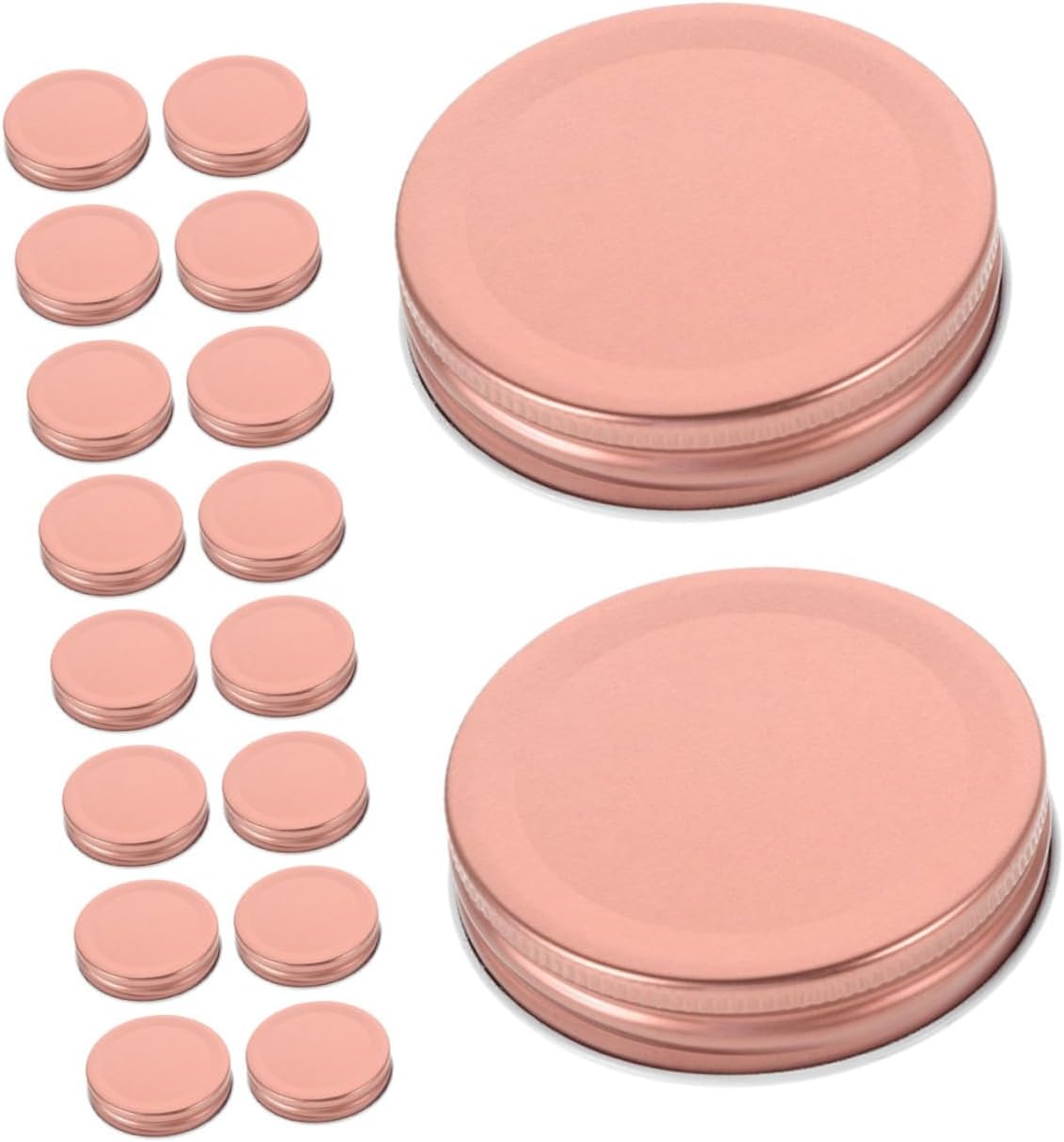 24Pack Wide Mouth Mason Jar Lids 70mm Rose Sealed Preserving Storing