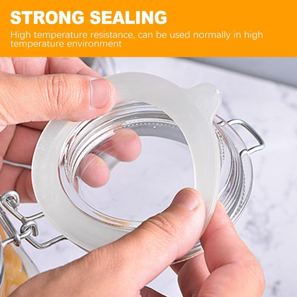 ZukoCert 8-Piece Silicone Jar Gasket Set