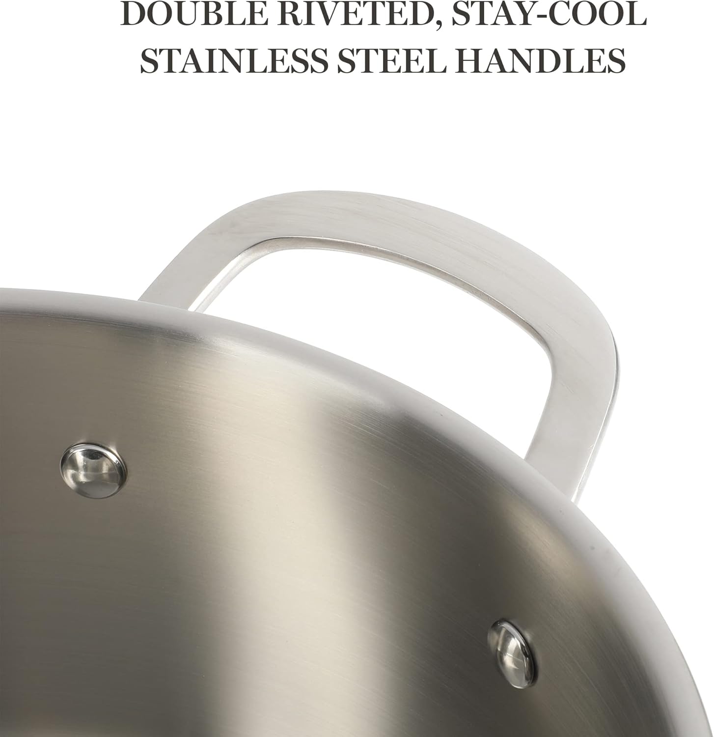Martha Stewart Castelle 5-Quart Stainless Steel Dutch Oven