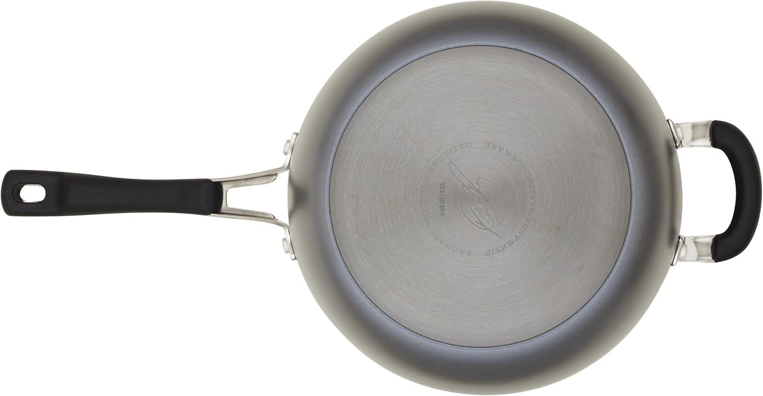 Master Your Cooking with Rachael Ray Hard Anodized Nonstick Saucier Pan