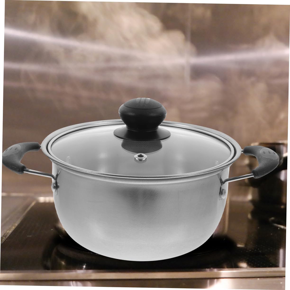 Stainless Steel Soup Pot with Lid Small Cooking Pot for Home Use