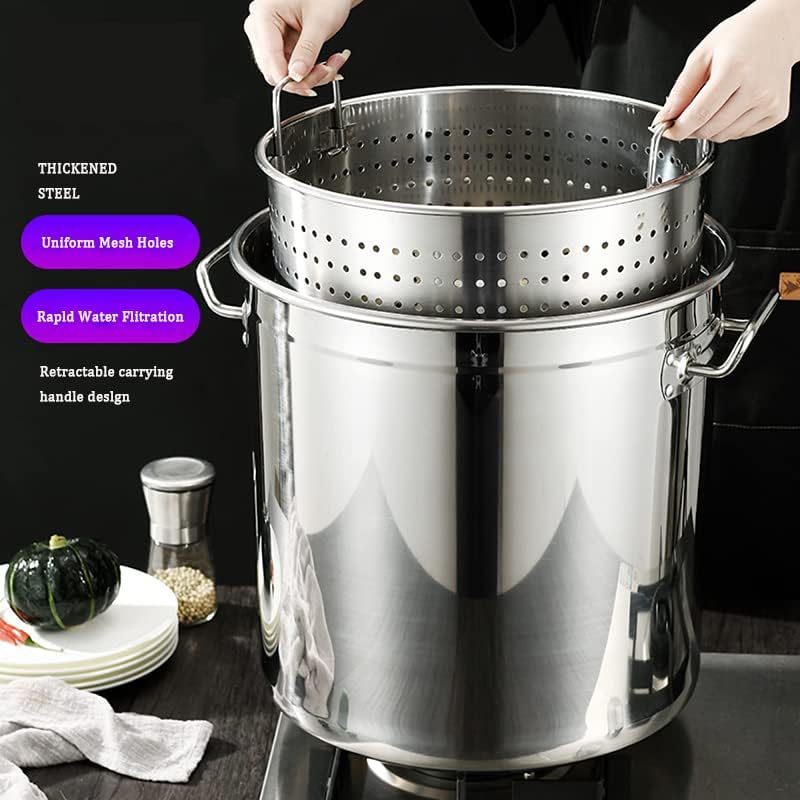 Stainless Steel Stockpot for Outdoor Cooking