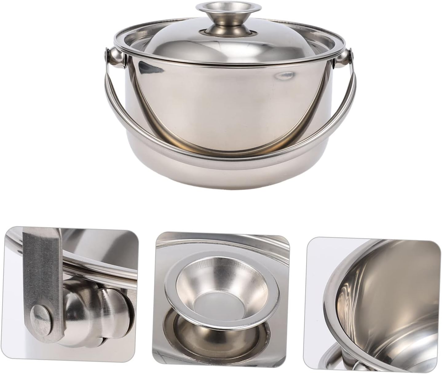 Stainless Steel Noodle Cooking Pot with Handle