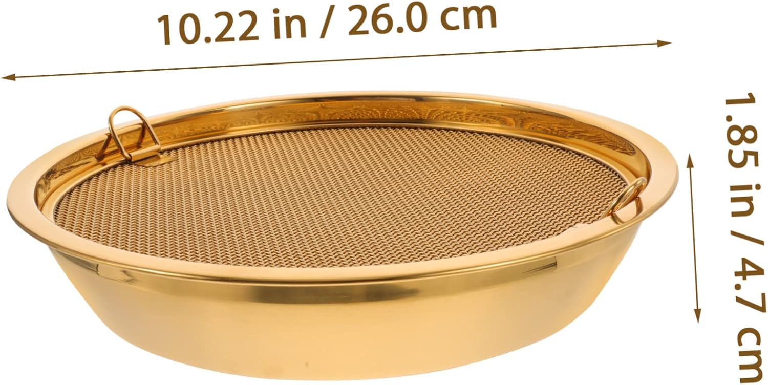 VOSAREA Stainless Steel Snack Tray with Filter