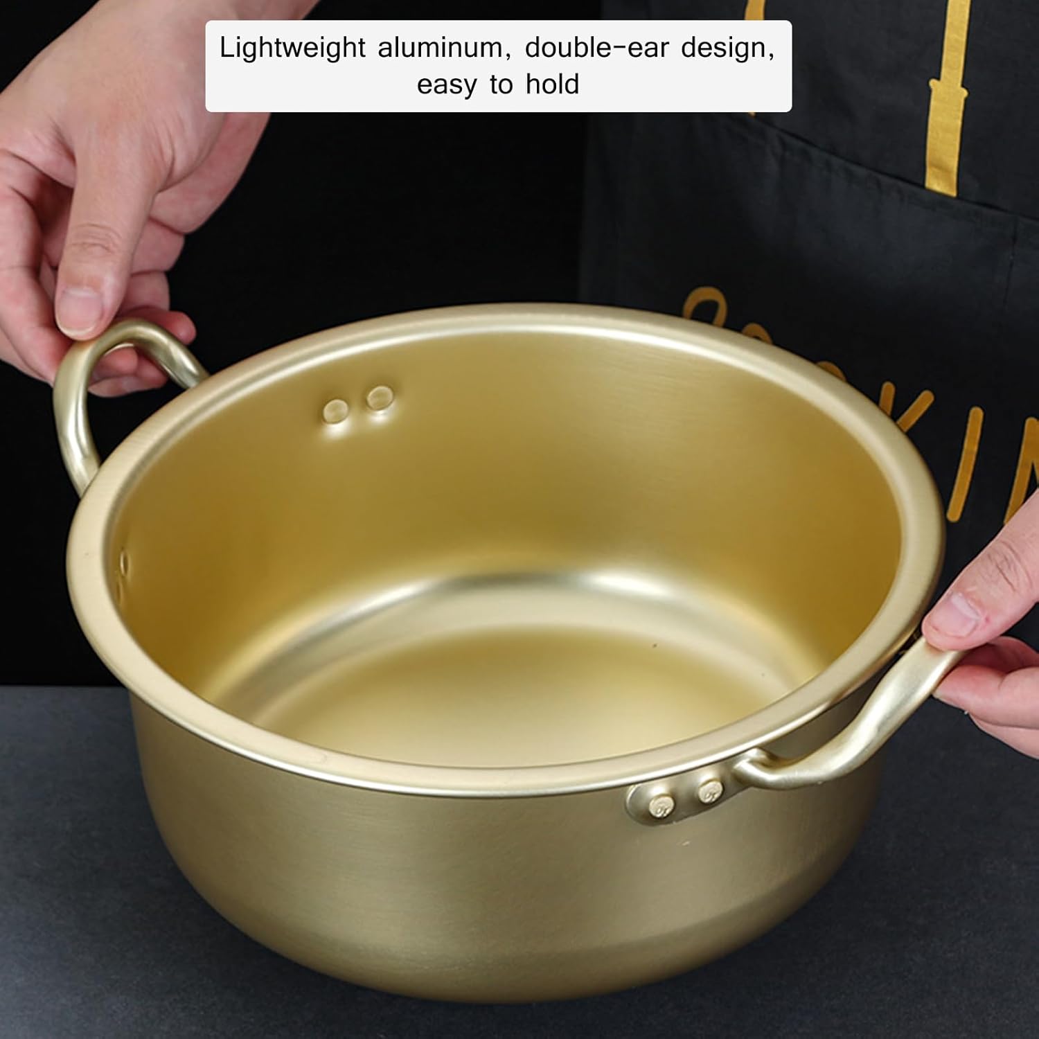 Sturdy Korean-Style Stockpot for Fast ramen cooking
