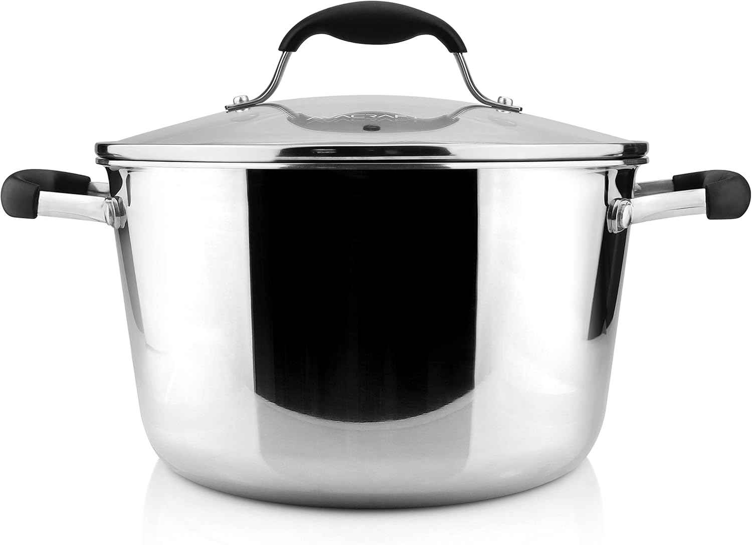 AVACraft 1810 stainless steel Dutch Oven with Lid