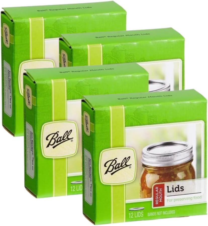Ball Regular Mouth Jar Lids 4-Pack