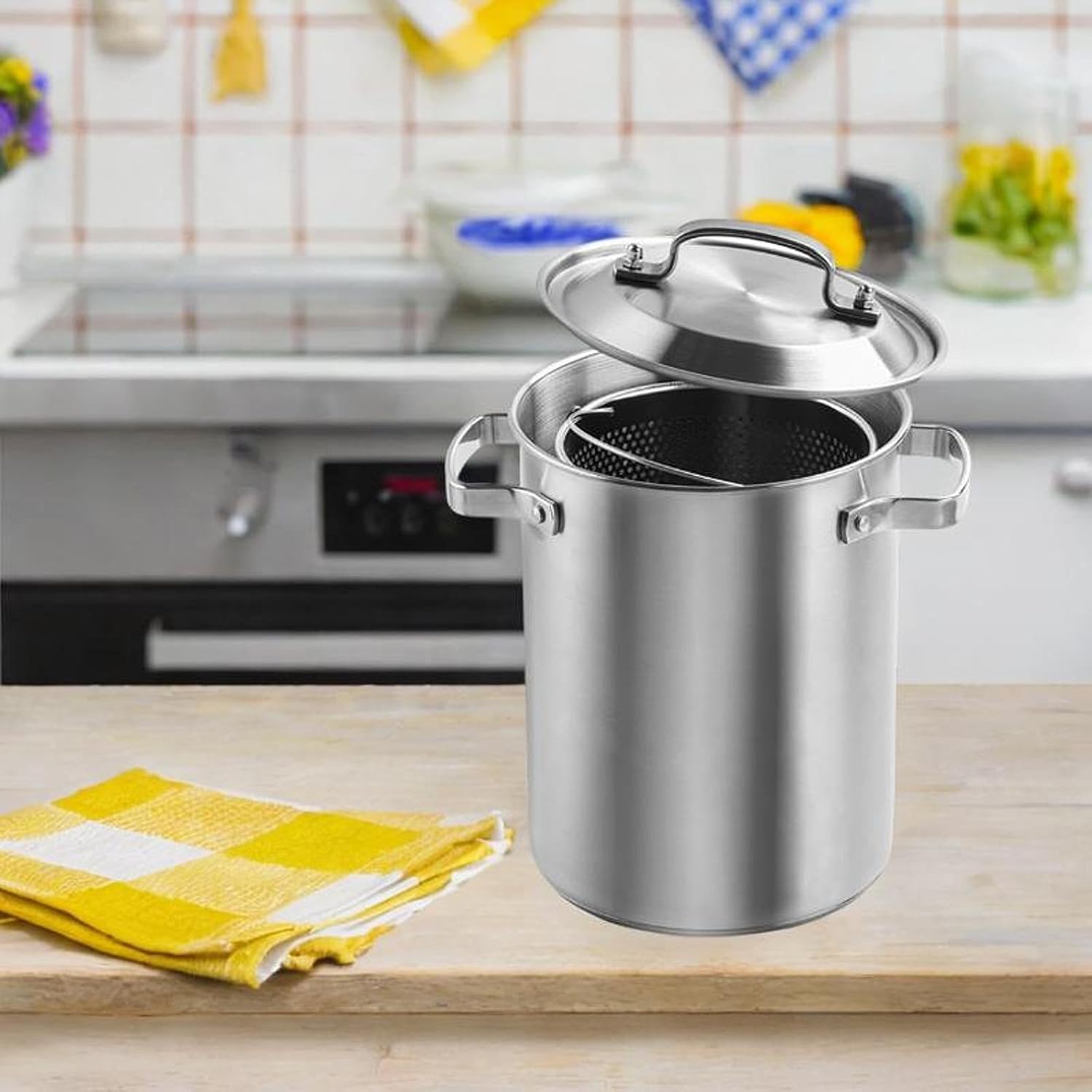 Perfect Stainless Steel Stockpot with Handle Durable Multi-Purpose Kitchen Tool