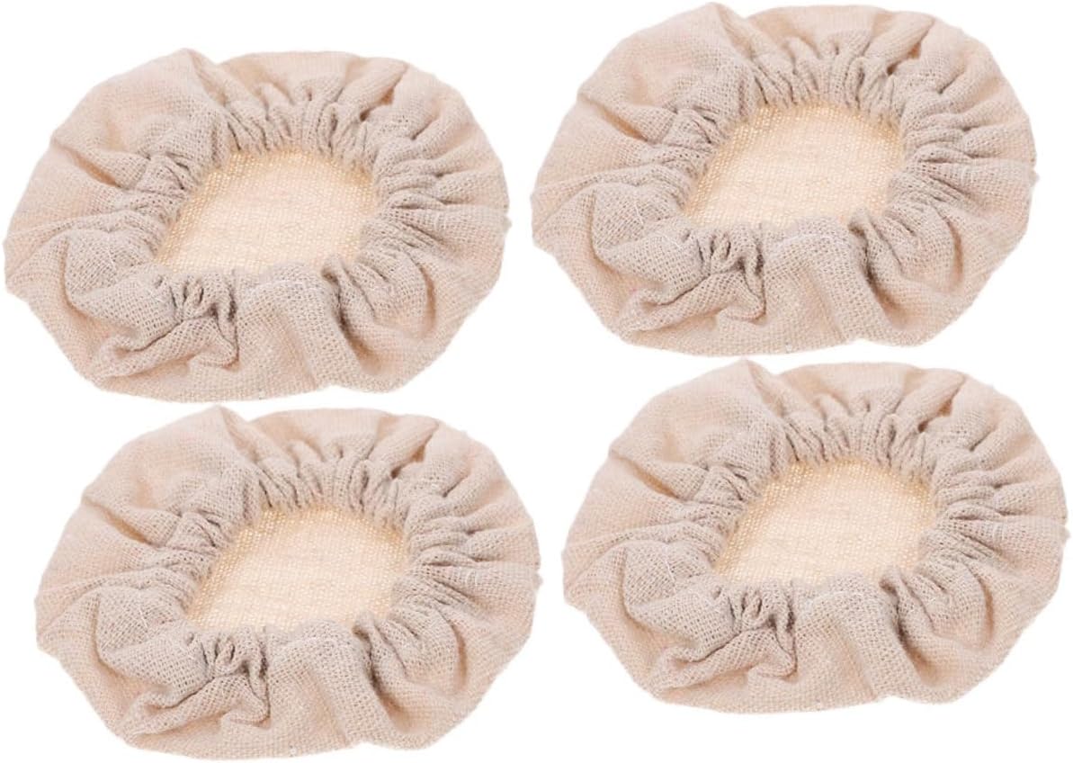 PRETYZOOM 3sets Jar Lid Replacement Canning Lids with Cloth Covers