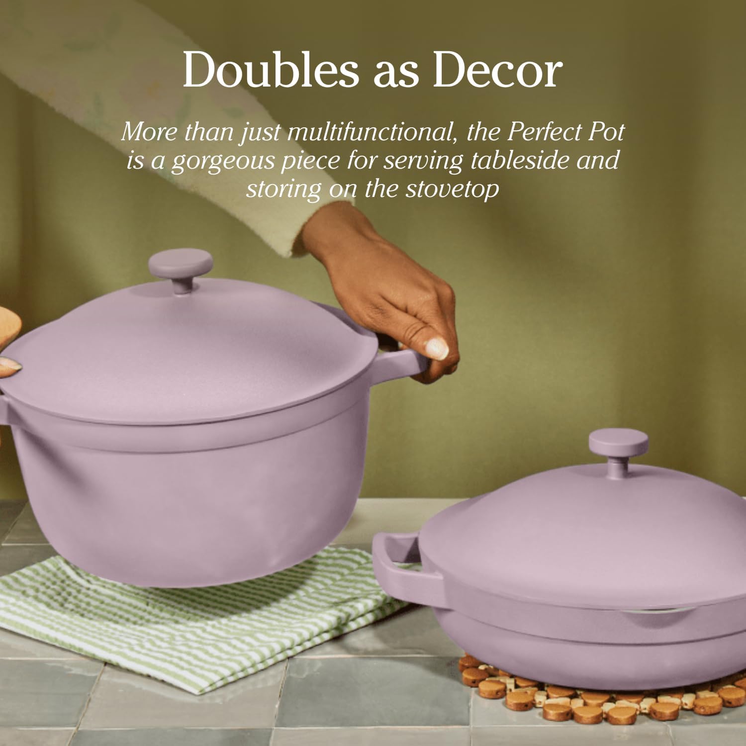 Our Place Perfect Pot - 55 qt Nonstick Ceramic PTFE-Free Safe Easy