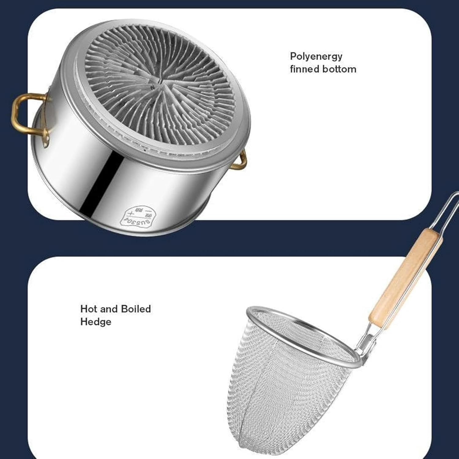 45 Holes Stock Pot Set for Cooking