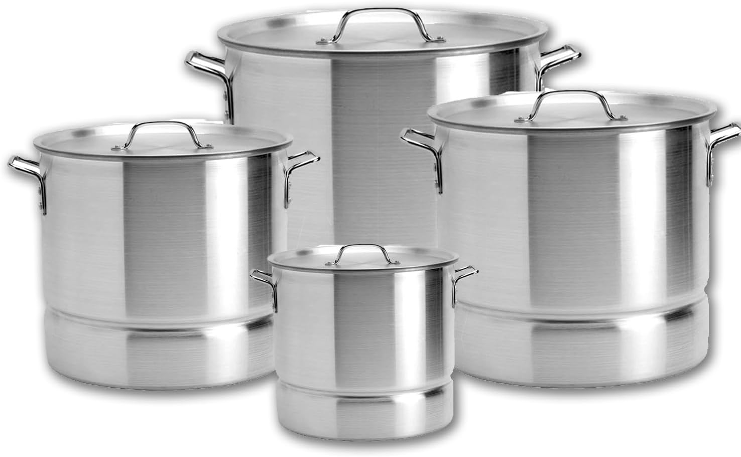Compact Aluminum Stock Pot Set