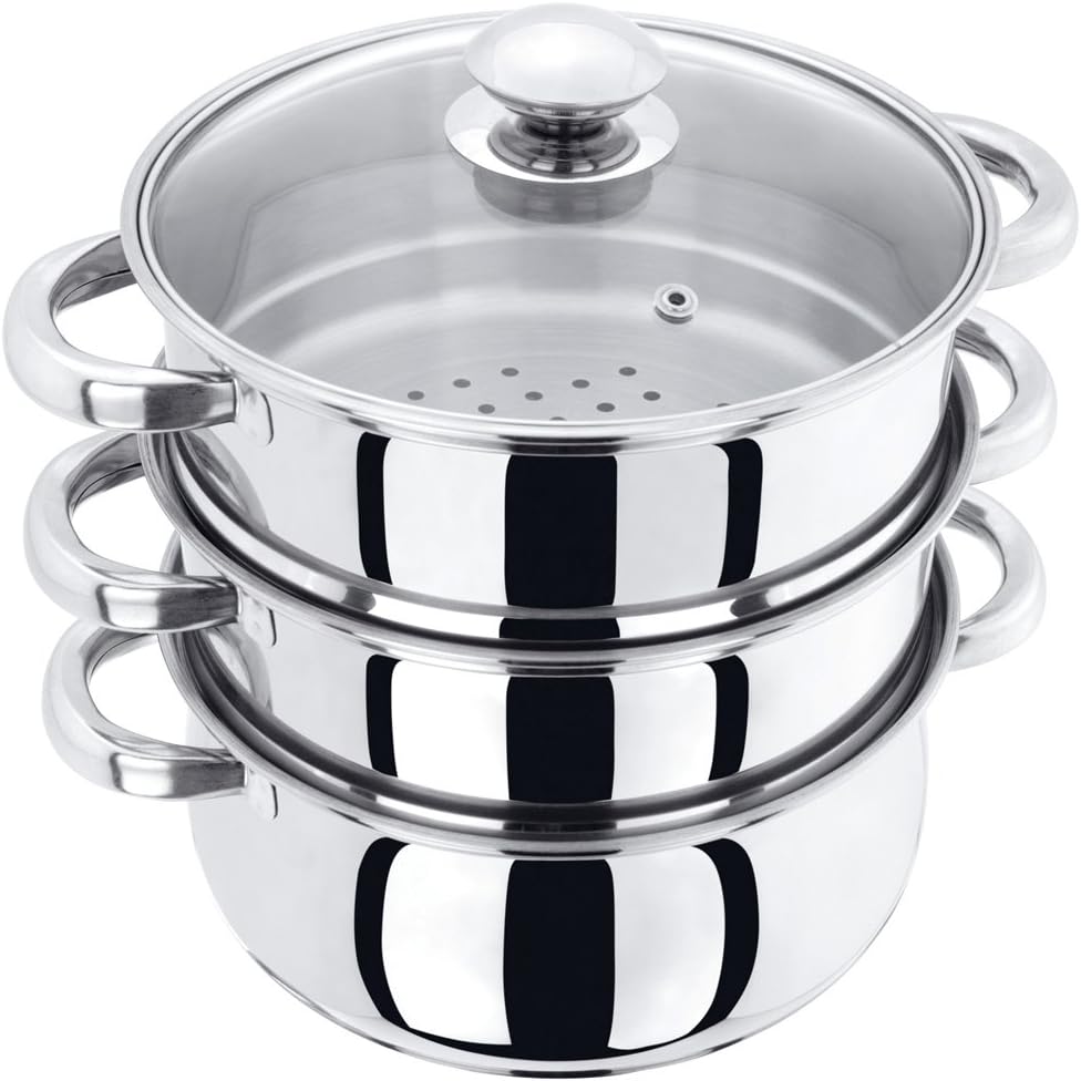 Pristine 4-Piece Stainless Steel Stockpot Set with Cover