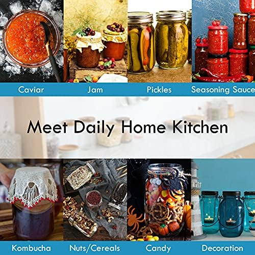Wide Mouth Mason Jars for Preserving Cooking