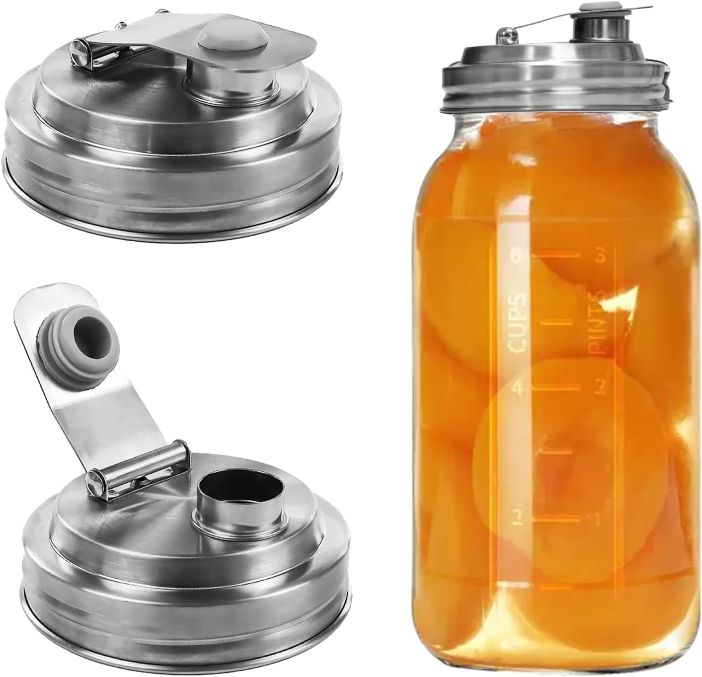 Endless Uses Leak-Proof Mason Jar Lids