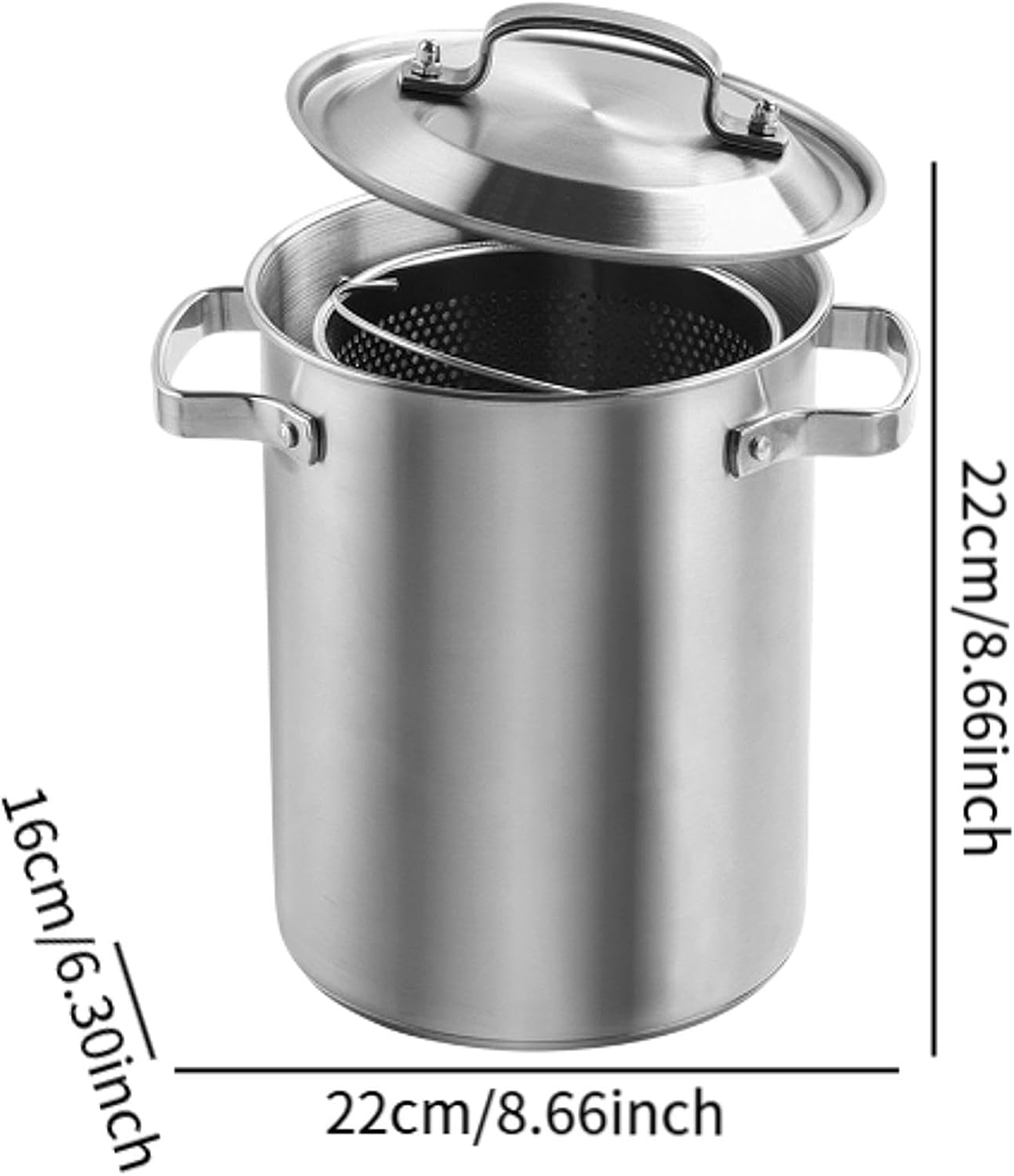 Perfect Stainless Steel Stockpot with Handle Durable Multi-Purpose Kitchen Tool
