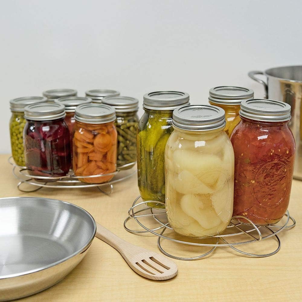 Southern Homewares Canning Rack 2-Piece Reversible Stackable for Pressure Cooking