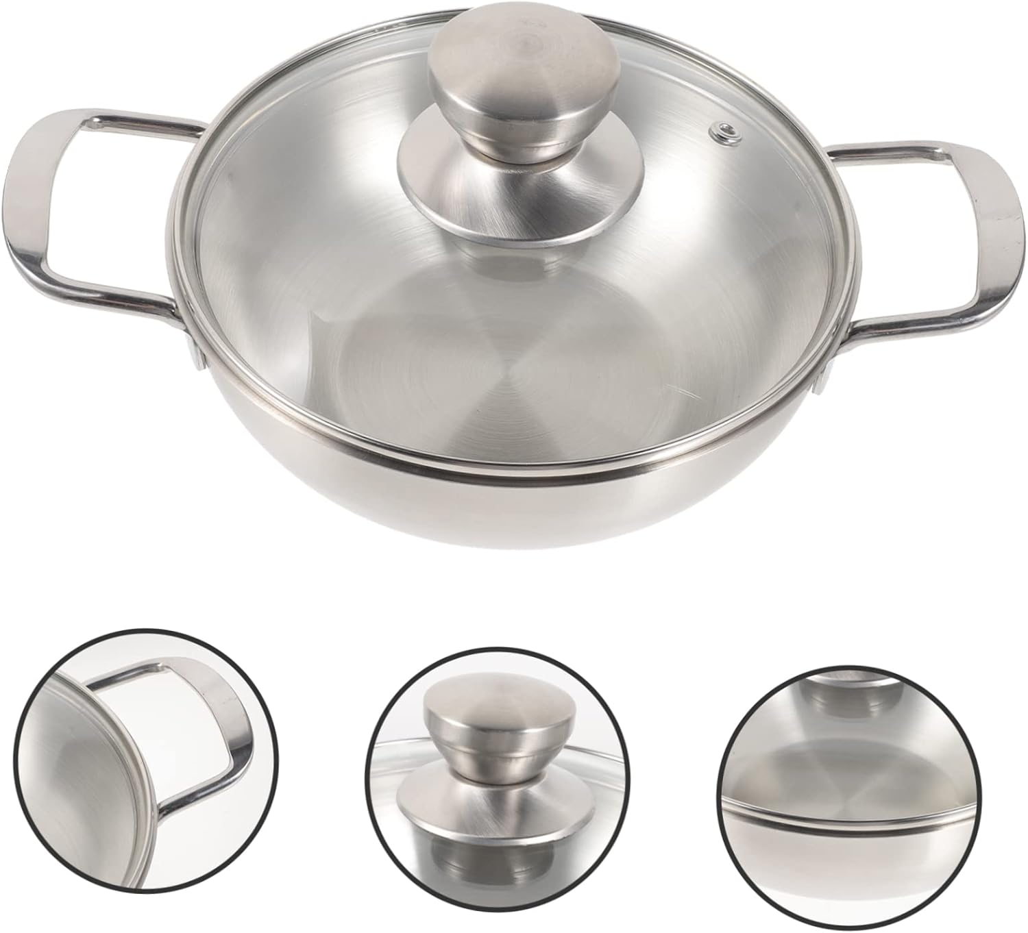 VANZACK Mini Hot Pot Frying Pan