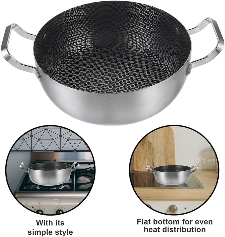 Stainless Steel Stockpot with Honeycomb Design