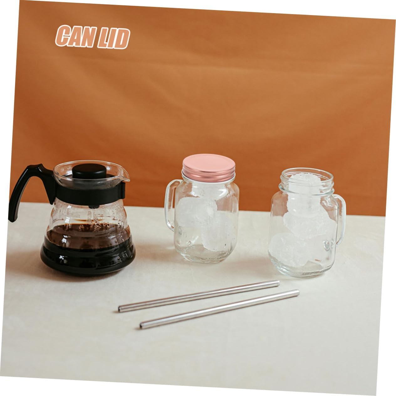24-Piece Rose Canning Lid Set for Mason Jars