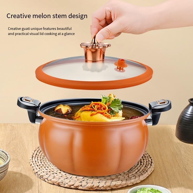 Durable Non-Stick Stock Pot for Cooking
