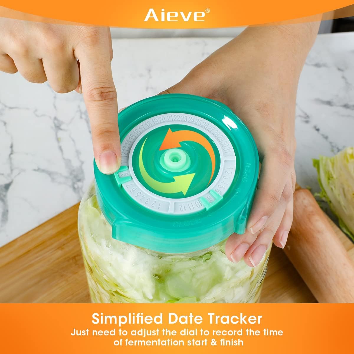 AIEVE 6-Piece Fermentation Lids Set
