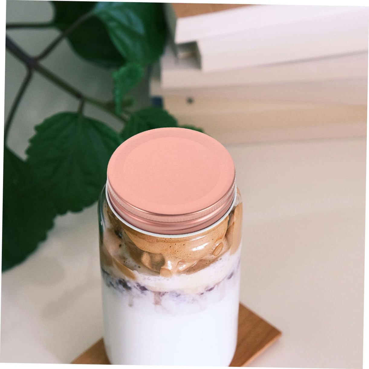 24-Piece Rose Canning Lid Set for Mason Jars