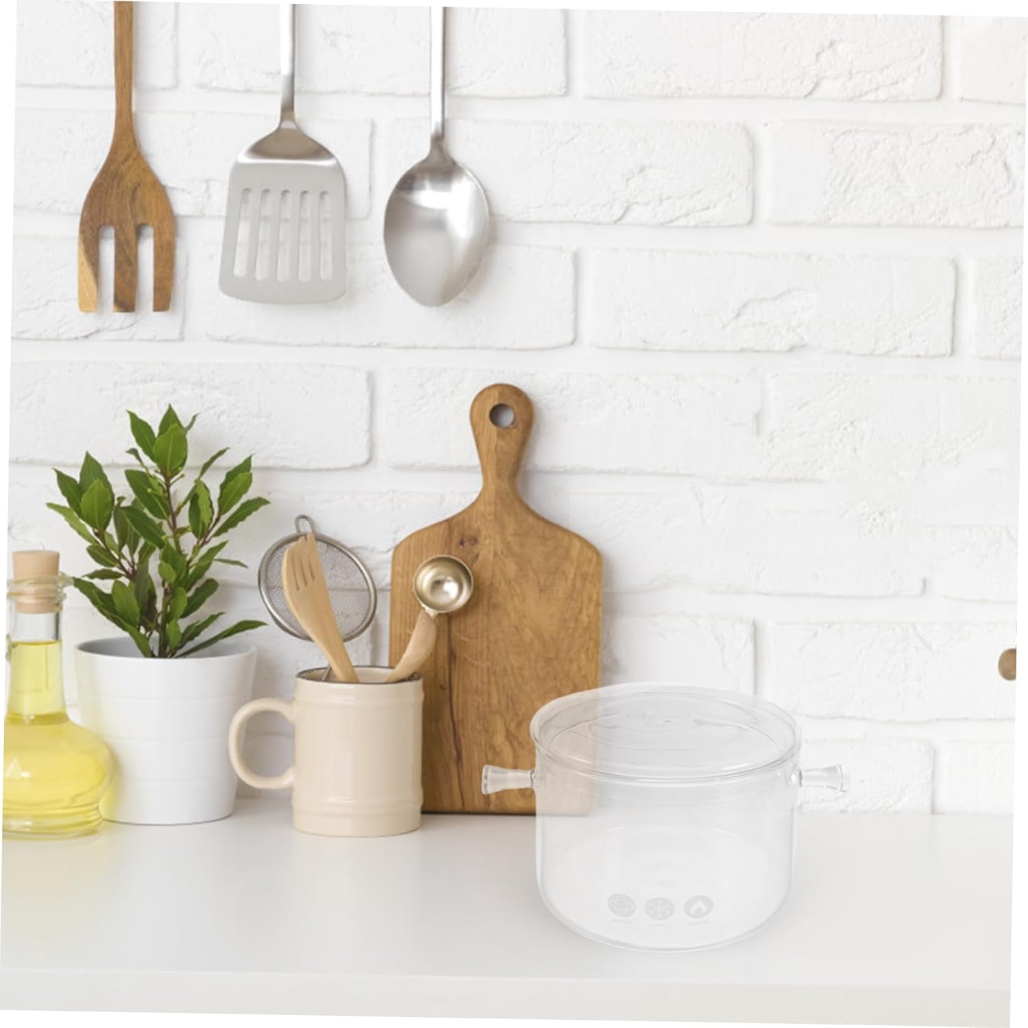 Transform Your Kitchen with the Cabilock Small Glass Pot