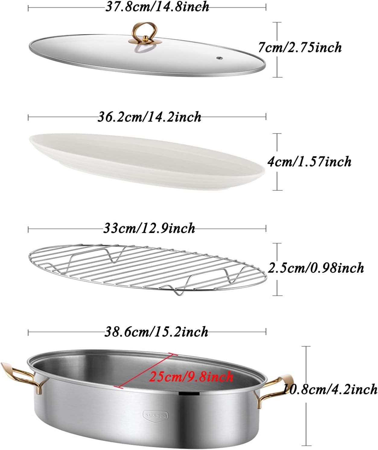 Stainless Steel Fish Steamer