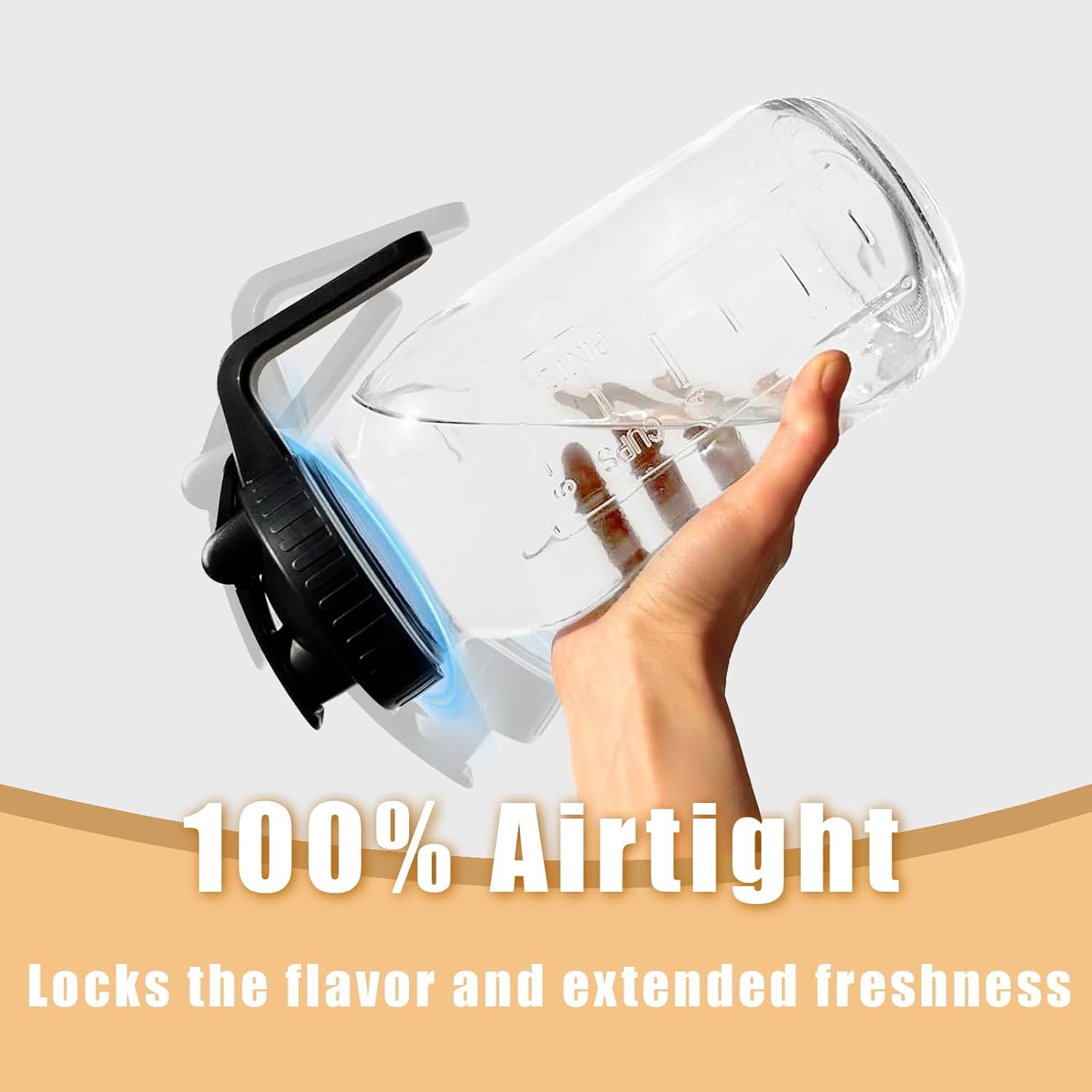 Mason Jar Pour Spout Lid - Leak-Proof Design