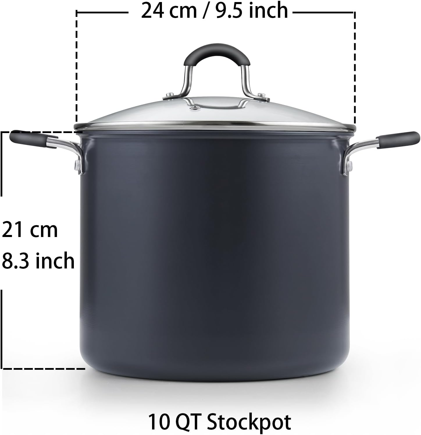 10 Quart Nonstick Stockpot with Lid