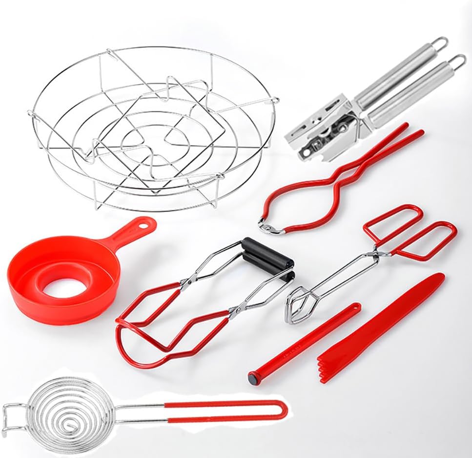 Stainless Steel Canning Kit 9-Piece Set for Home Kitchen