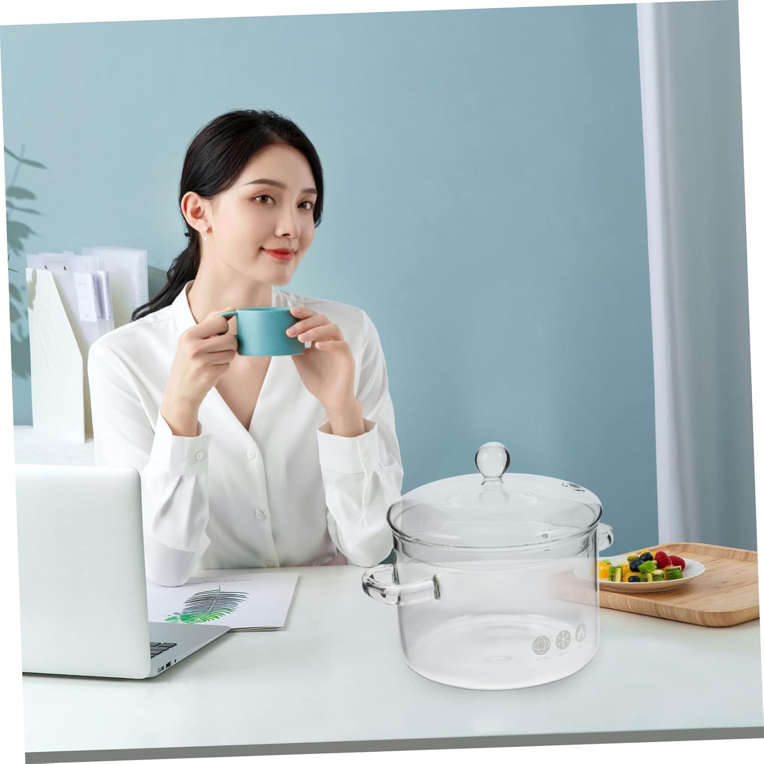 DECHOUS High Borosilicate Glass Stockpot