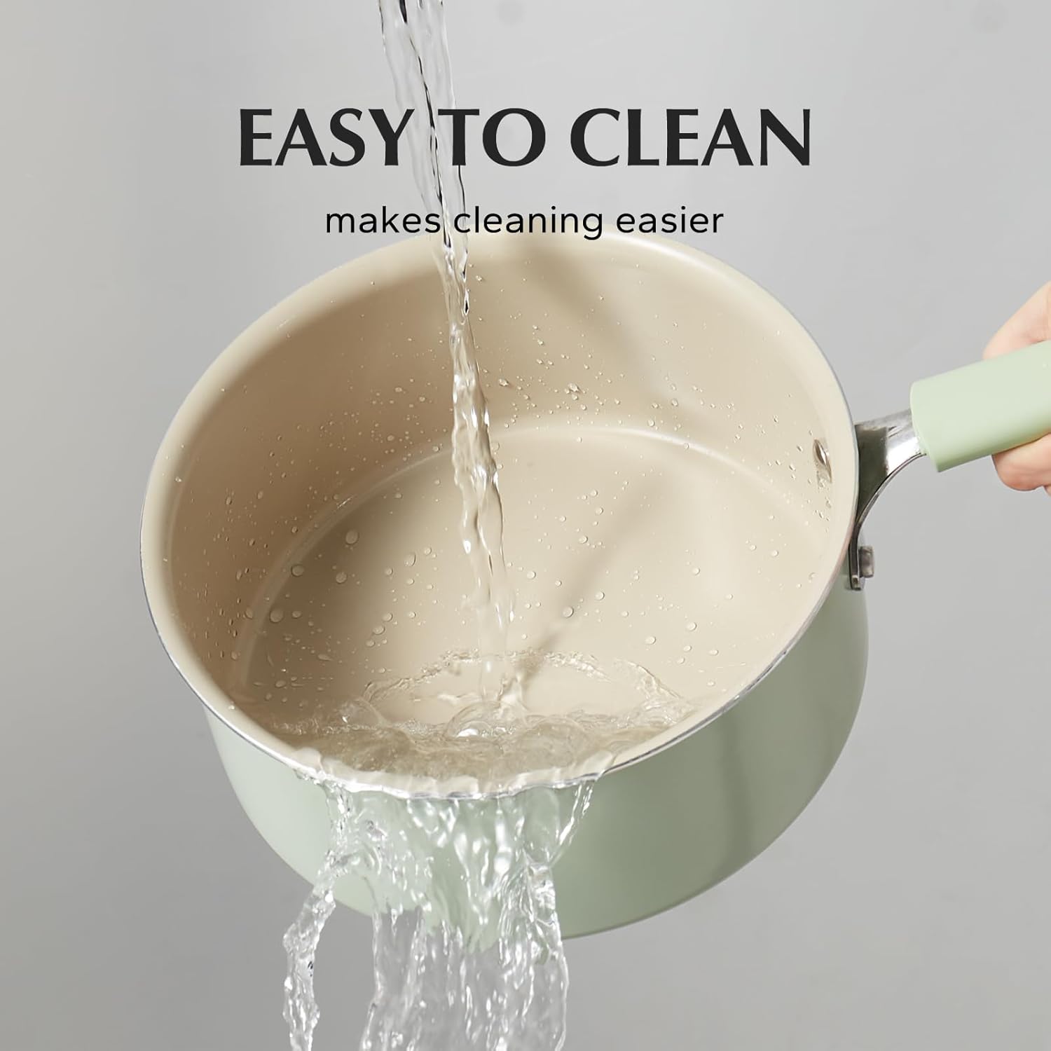 Redchef Nonstick Ceramic Saucepan Reliable Safe Kitchen Tool