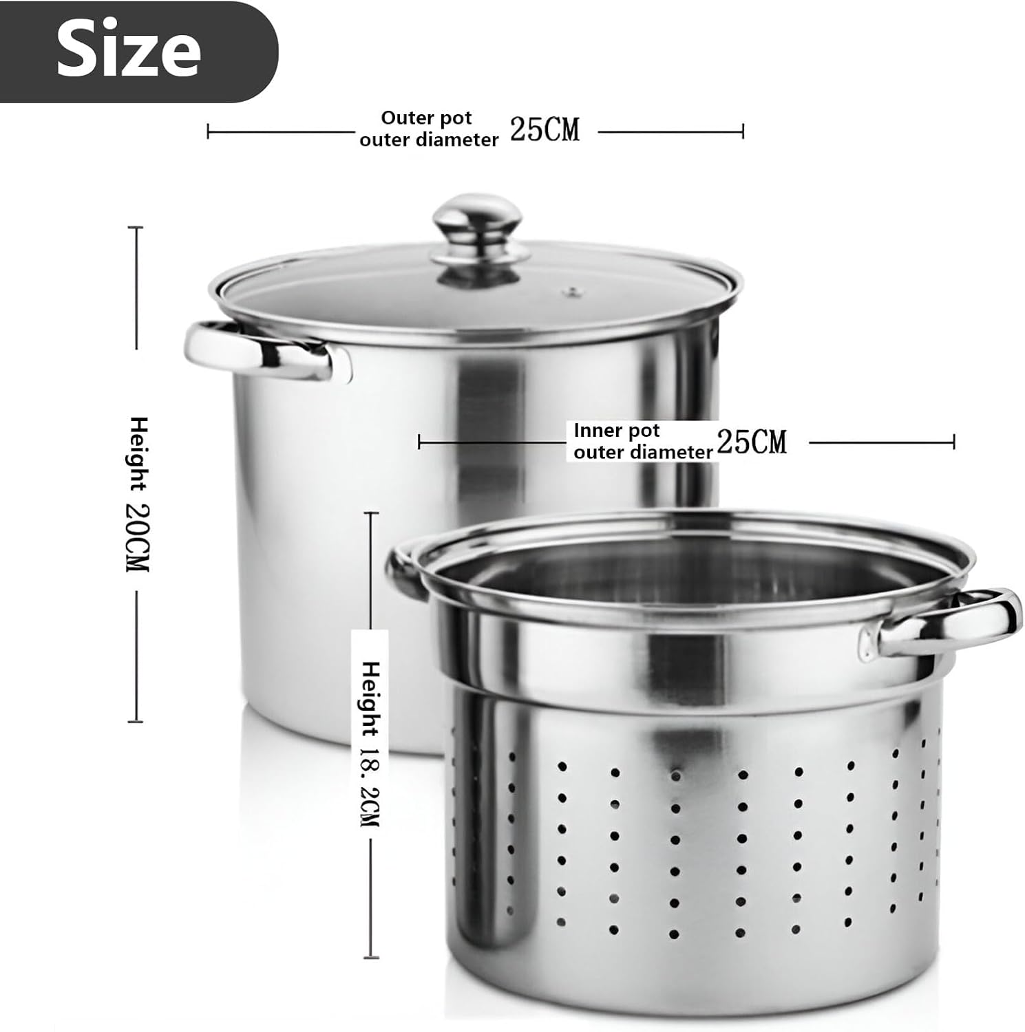 AIZYR Stainless Steel Stockpot Perfect Cooking Pot