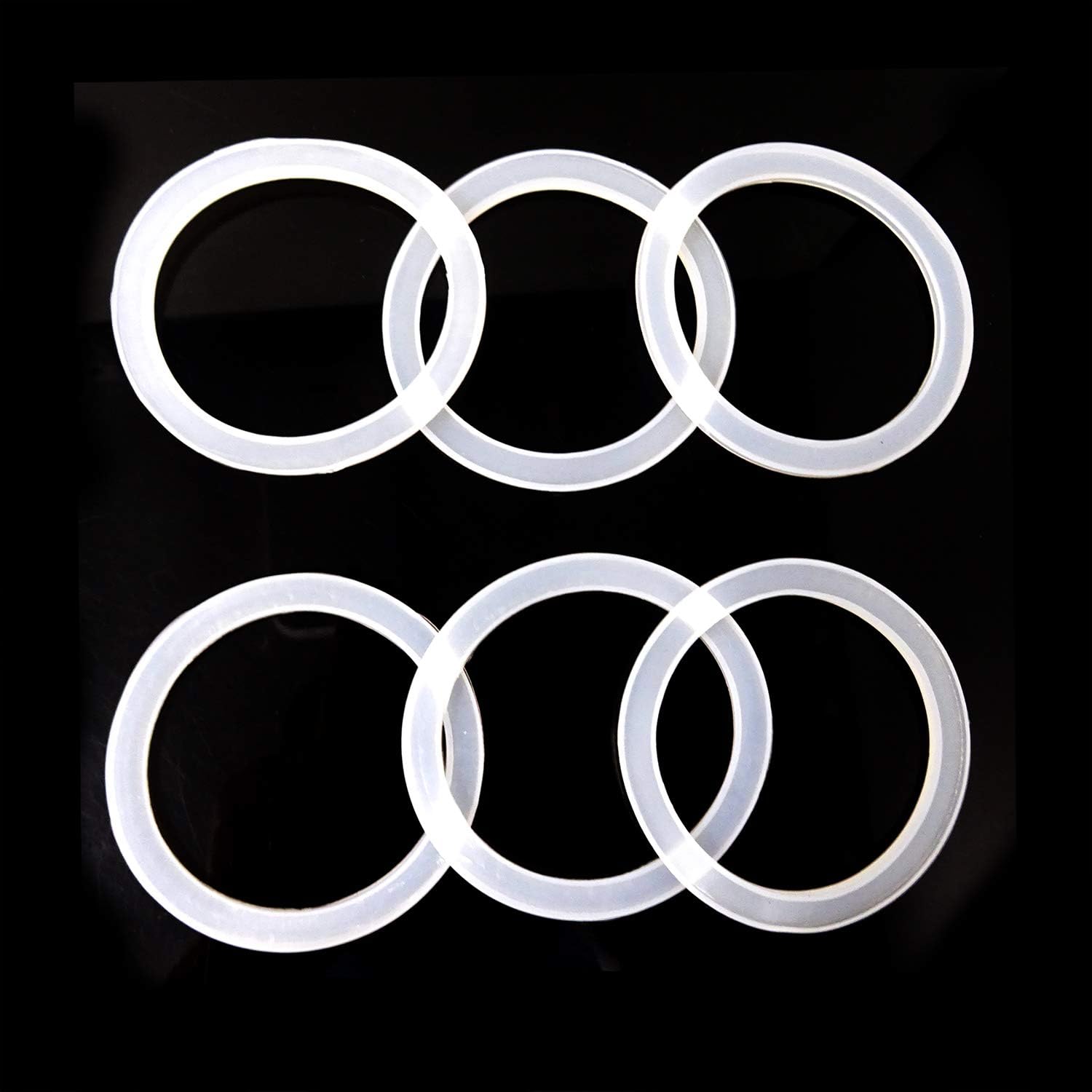 12PCS Leak-Proof Silicone seal rings for Mason Jars