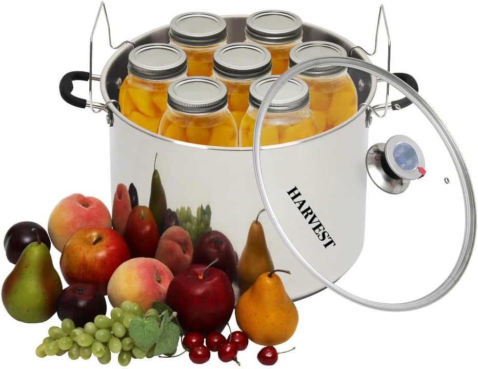 Harvest 20 Qt Canning Pot with Rack and Tools