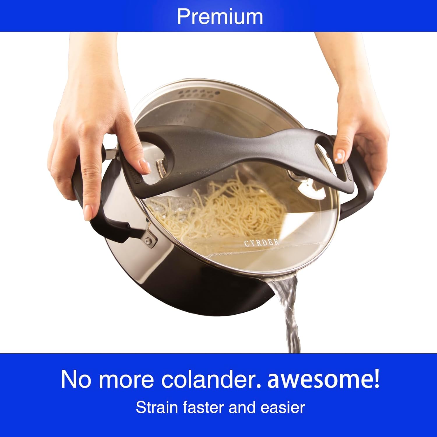 Stainless Steel Pasta Pot by Cyrder